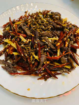 麻辣牛肉条的做法步骤：8