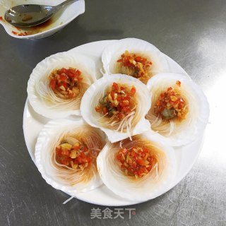 粉丝蒸扇贝的做法步骤：6