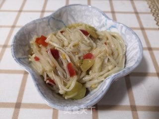 剁椒金针菇的做法步骤：10