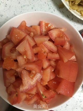 西红柿鸡蛋疙瘩汤的做法步骤：2