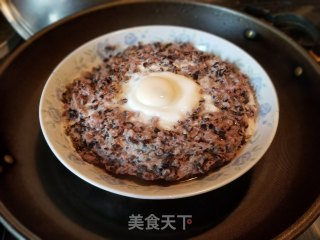 梅菜木耳蒸肉饼的做法步骤：11