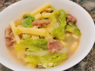 白菜炖土豆的做法步骤：8