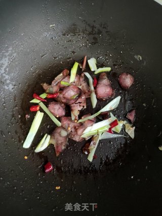 粉皮炒菠菜的做法步骤：9