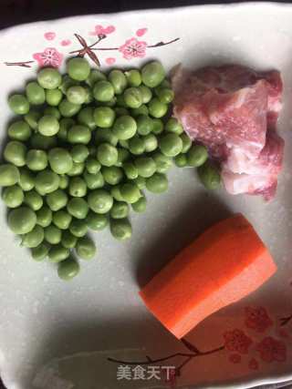 豌豆瘦肉粥的做法步骤：3