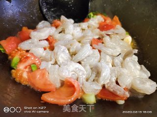 酸甜虾仁的做法步骤：4