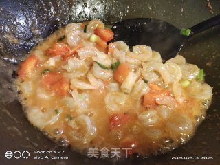 酸甜虾仁的做法步骤：7