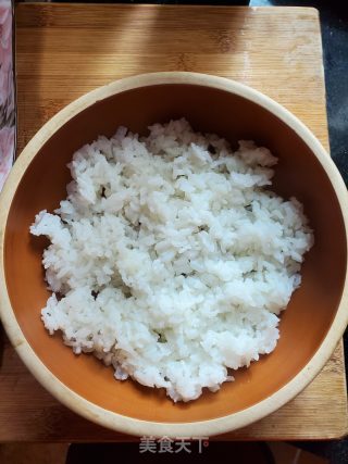 七彩拌饭的做法步骤：9