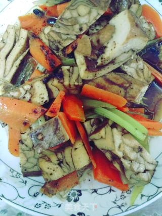 麻香豆干的做法步骤：4