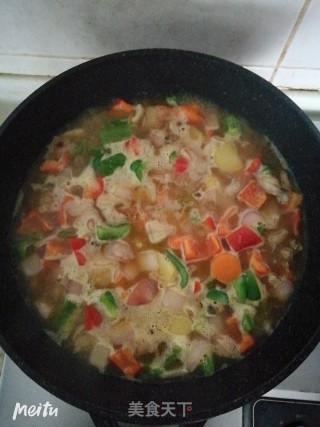 咖喱鸡腿土豆饭的做法步骤：4