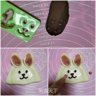 萌萌哒兔子饼夹的做法步骤：6