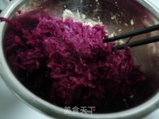紫萝卜猪肉馅饺子的做法步骤：3