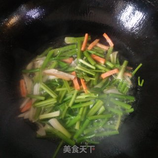 香芹炒豆干的做法步骤：4