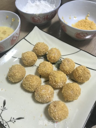 金黄薯球的做法步骤：5