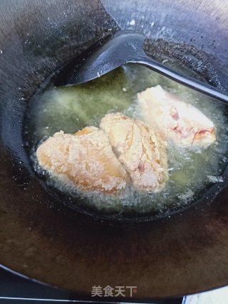 蛋黄焗鸡翅的做法步骤：7