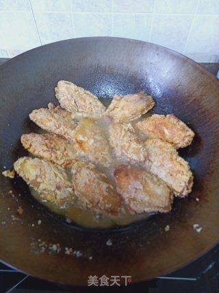 蛋黄焗鸡翅的做法步骤：8