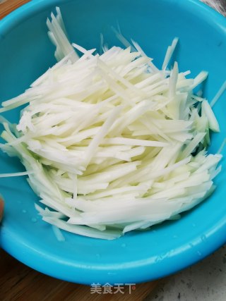 凉拌菜头的做法步骤：2
