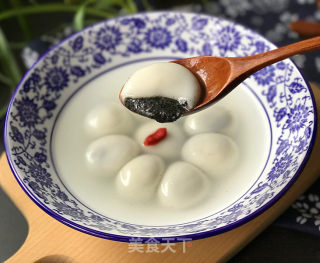 黑芝麻汤圆的做法步骤：8