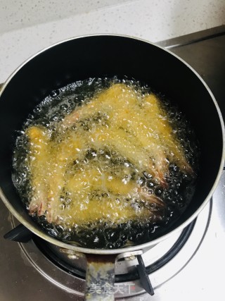 炸虾的做法步骤：6