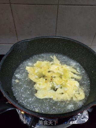 青菜鸡蛋汤的做法步骤：5