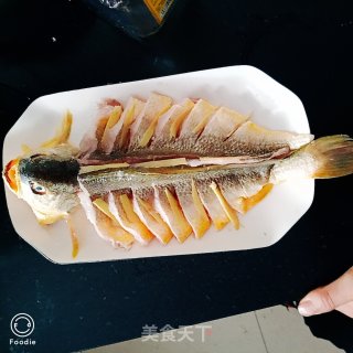 清蒸黄姑鱼的做法步骤：2