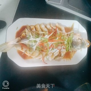 清蒸黄姑鱼的做法步骤：5