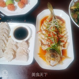 清蒸黄姑鱼的做法步骤：7