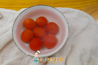 番茄肉泥粒粒面的做法步骤：2