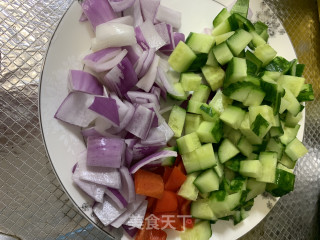翡翠青虾仁的做法步骤：2