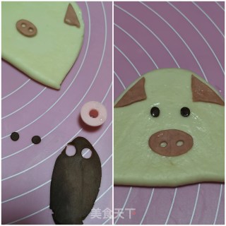 憨憨哒????猪猪饼夹的做法步骤：6
