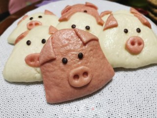 憨憨哒????猪猪饼夹的做法步骤：9