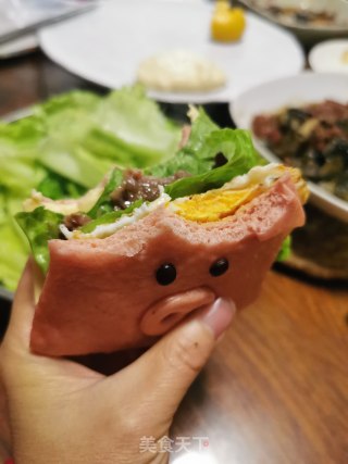 憨憨哒????猪猪饼夹的做法步骤：11