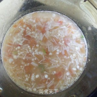 西红柿疙瘩汤的做法步骤：6