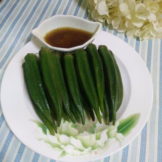 白灼秋葵的做法步骤：5