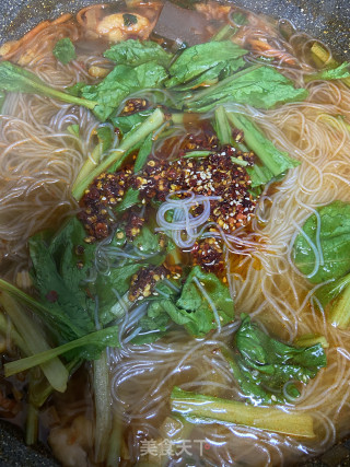 鸭血粉丝汤的做法步骤：10