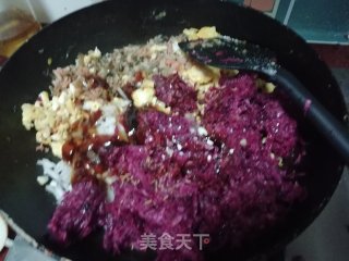 紫萝卜蚝豉鸡蛋馅饼的做法步骤：8