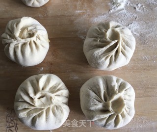 白菜粉丝肉丁包的做法步骤：22