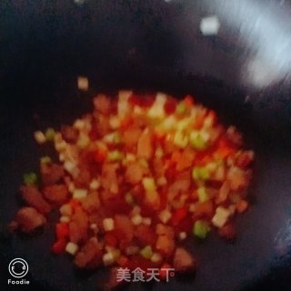 宫保鸡丁盖浇饭的做法步骤：7