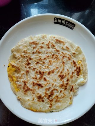 香肠青瓜手抓饼的做法步骤：10