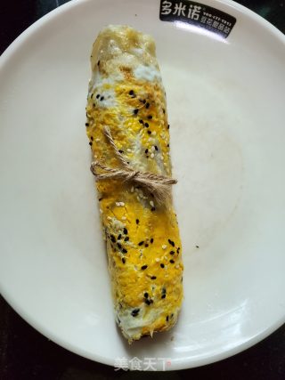 香肠青瓜手抓饼的做法步骤：13