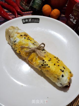 香肠青瓜手抓饼的做法步骤：14