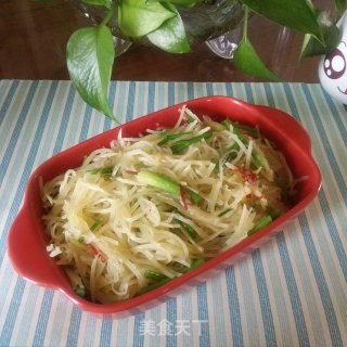 芹菜炒土豆丝的做法步骤：7