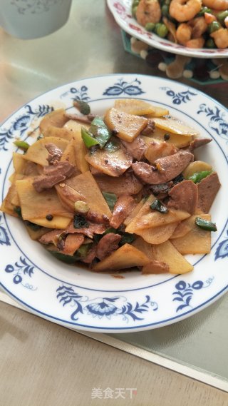土豆炒腰片的做法步骤：5