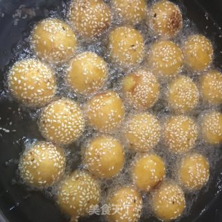 炸红薯圆子的做法步骤：7