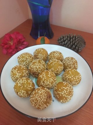 炸红薯圆子的做法步骤：9