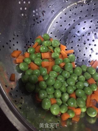 杂蔬炒饭的做法步骤：1