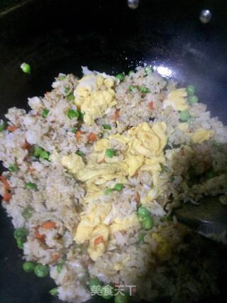 杂蔬炒饭的做法步骤：6