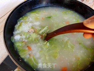 海米时蔬粥的做法步骤：13