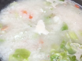 海米时蔬粥的做法步骤：14