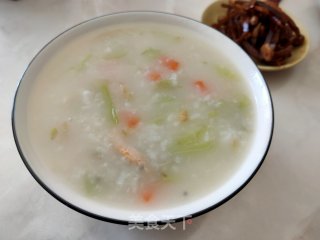 海米时蔬粥的做法步骤：16