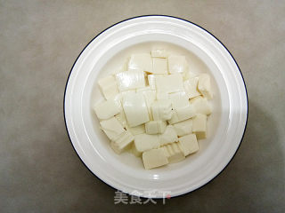 蟹柳蒸豆腐的做法步骤：3